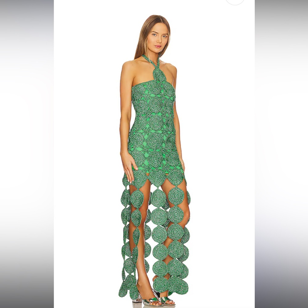 Beep Beep Dress in Gummy Green Simon Miller